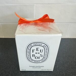 Diptyque paris FEU DE BOIS bougie parfumée scented candle "wood fire" 6.5 oz
